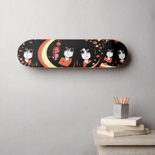 Anime Girls Skateboard