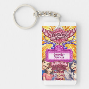 Anime GottaGuy Handyman Home Solutions  Keychain
