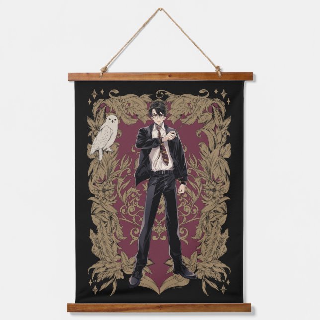Anime HARRY POTTER™ Ornate Frame Hanging Tapestry (Front)