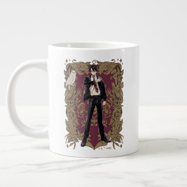 Anime HARRY POTTER™ Ornate Frame Large Coffee Mug (Left)