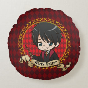 Anime Harry Potter Round Pillow