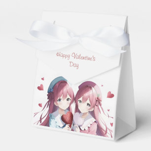 Anime hearts Valentine's Day Favor Box