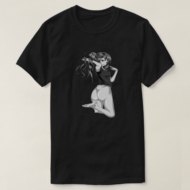 Anime Hentai, kawaii,Otaku,Waifu, Ahegao,Otaku Mer T-Shirt (Design Front)