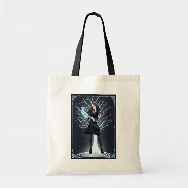 Anime Hermione Granger's Otter Patronus Tote Bag (Front)