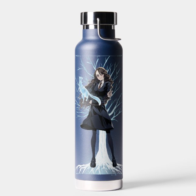 Anime Hermione Granger's Otter Patronus Water Bottle (Left)