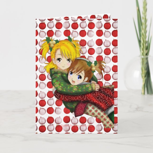 Anime Holiday Hug (Front)