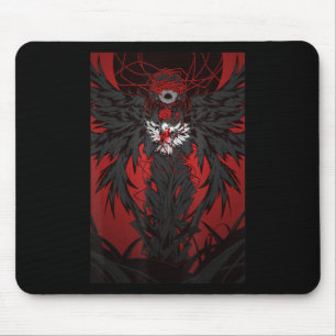 Anime Horror Aesthetic Scary Creepy Girl Japanese Mouse Pad