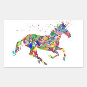 Anime Horse Sticker: Colourful Horse Sticker