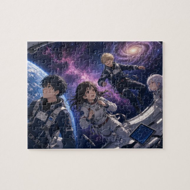 Anime in Space Jigsaw Puzzle (Horizontal)