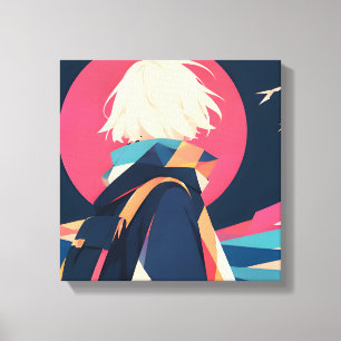 Anime Inspire Series 8Quiet Traveller Canvas Print