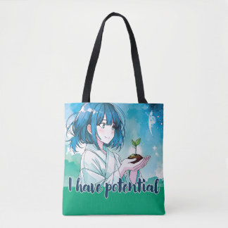 Anime- inspired design bag with Expressive Note