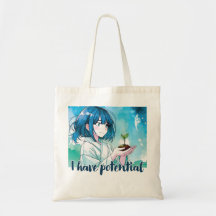 Anime- inspired design bag with Expressive Note