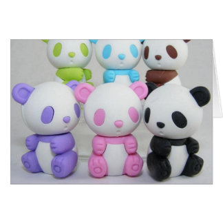 Anime japonaise fille colorée Kawaii Panda