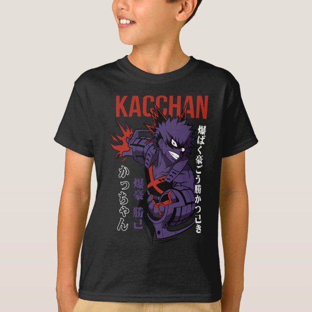 Anime Kacchan Bakugo T-Shirt (Front)