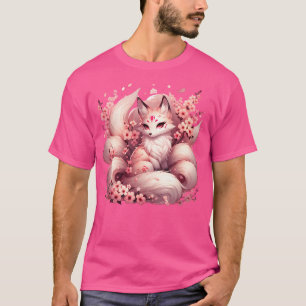 Anime Kawaii Kitsune Fox Japanese Nine Tailed Magi T-Shirt