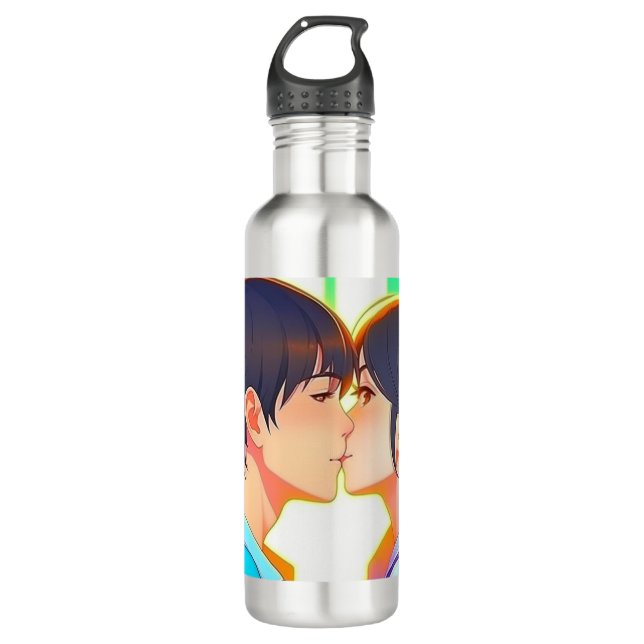 Anime Kiss | New Love 710 Ml Water Bottle (Front)