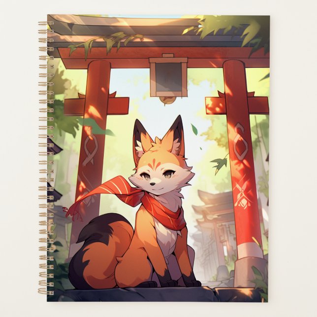 Anime Kitsune Cute Fox Imaginaire Art (Devant)