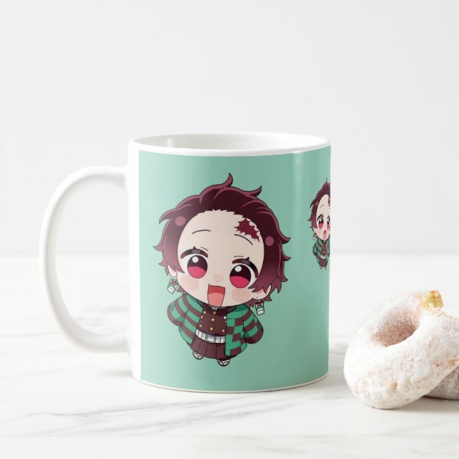 Anime Lovers Mug – Trendy Cute Anime Character  (With Donut)