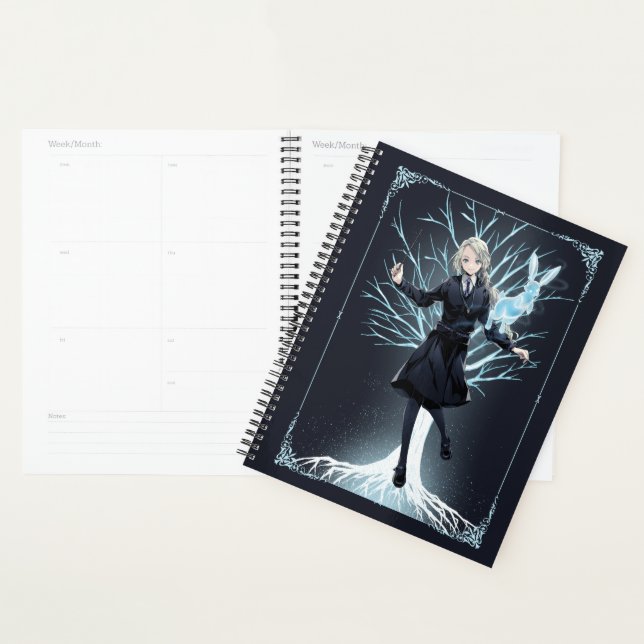 Anime Luna Lovegood's Rabbit Patronus Planner (Display)