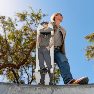 Anime Man Handsome Zaddy Skateboard