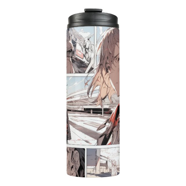Anime Manga Comic Book Strip Style Tumbler (Front)