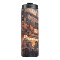 Anime Manga Cute Market Scene Inspired Tumbler 