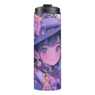 Anime Manga Cute Witch Inspired Tumbler 