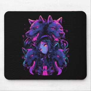 Anime Manga Cyberpunk Aesthetic Techwear Harajuku  Mouse Pad