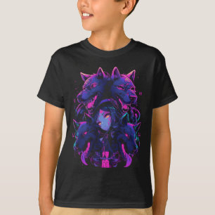 Anime Manga Cyberpunk Aesthetic Techwear Harajuku  T-Shirt
