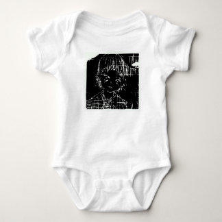 anime manga everyday black project baby bodysuit