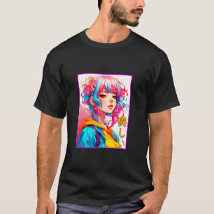 Anime manga girl Harajuku Kawaii Otaku style Long T-Shirt