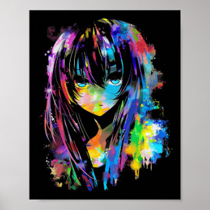 Anime Manga Graphic Colourful Art Anime Poster
