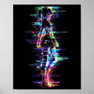 Anime Manga Graphic Colourful Artwork Anime Poster