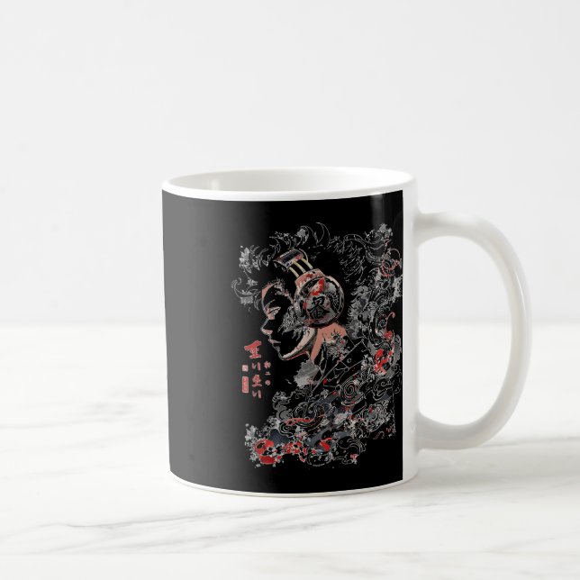 Anime Manga Graphic Headphone Art Anime  Coffee Mug (Right)