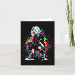 Anime Manga Graphic Polygon Art Anime Card