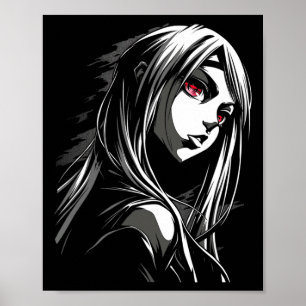 Anime Manga Motif Abstract Artwork Anime  Poster