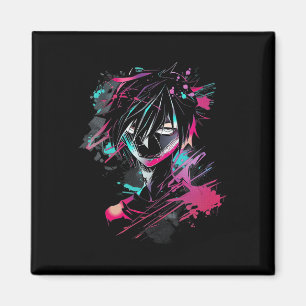 Anime Manga Motif Abstract Illustration Anime  Magnet