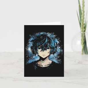 Anime Manga Motif Headphone Artwork Anime  Card
