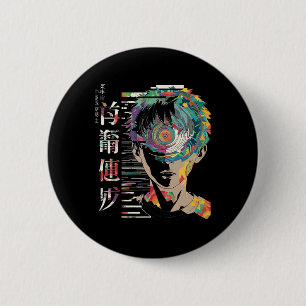 Anime Manga Motif Mandala Artwork Anime 1  2 Inch Round Button