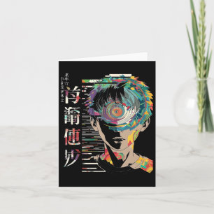 Anime Manga Motif Mandala Artwork Anime 1  Card