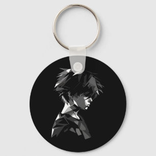 Anime Manga Motif Polygon Artwork Anime  Keychain