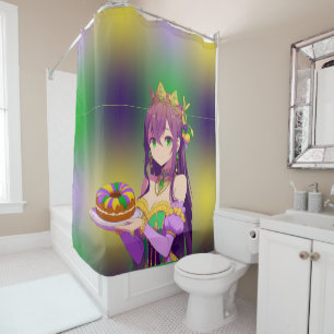 Anime Mardi Gras King cake