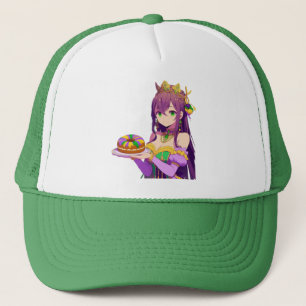 Anime Mardi Gras King cake Trucker Hat