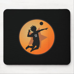 Anime Merch Japanese Number 13 Star Anime Volleyba Mouse Pad