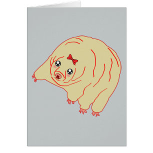 Anime mignon d'ours de l'eau Tardigrade