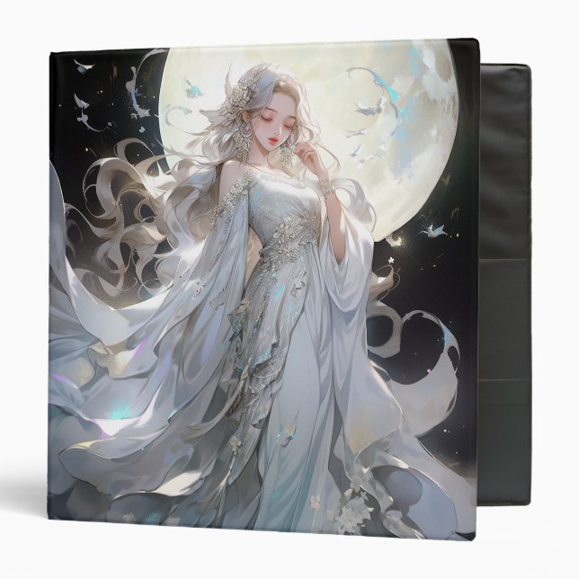 Anime Moon Princess Fantasy Art Binder (Front/Inside)