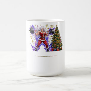 Anime Muscle Mommy Christmas - Gym Gainsmas Art Coffee Mug