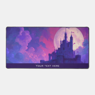 Anime Mystic Purple Kingdom Magical Fantasy Castle Desk Mat