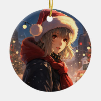Anime Ornament, Manga, Anime Christmas Decor Ceram Ceramic Ornament