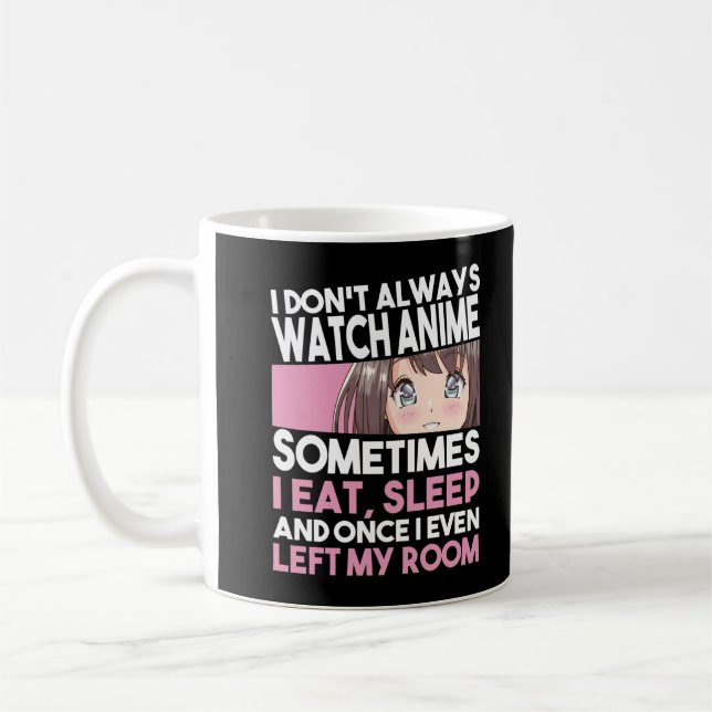Anime Otaku Girl Manga Japanese Comic Fan Coffee Mug (Left)